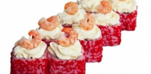 Ролл «Сливочный с креветкой и чили соусом»