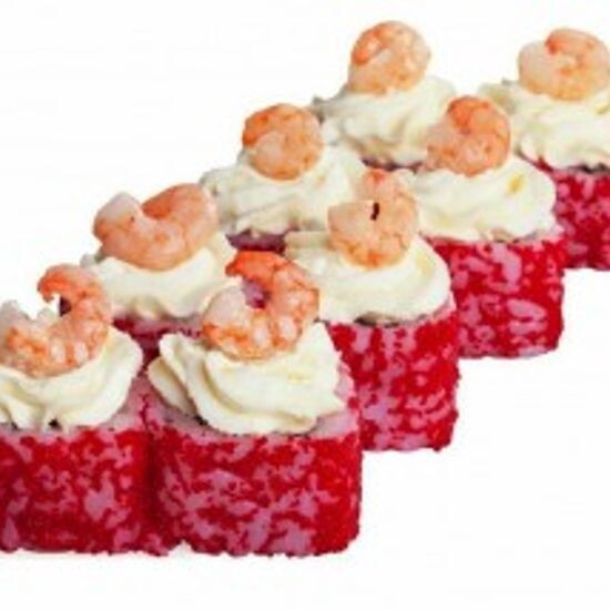 Ролл «Сливочный с креветкой и чили соусом»