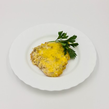 Мясо по-французски с грибами