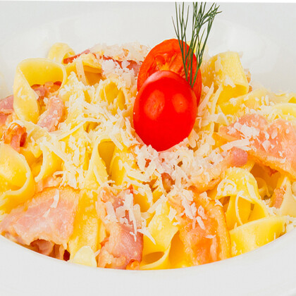 Паста карбонара.