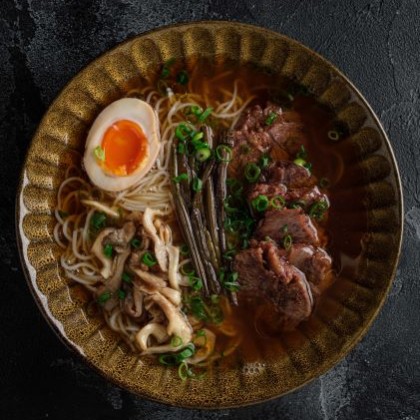 Рамен с утиной грудкой