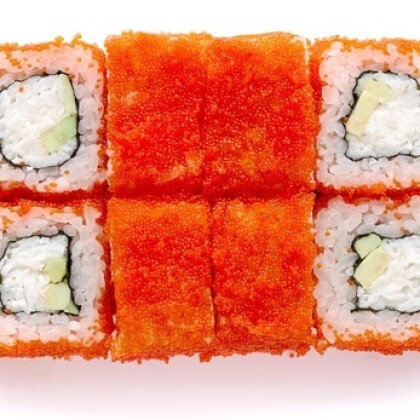 Ролл «Калифорния классика» с крабом и авокадо