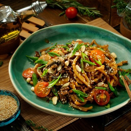 Удон WOK с мраморной говядиной