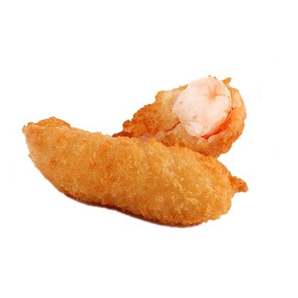 Креветки темпура.