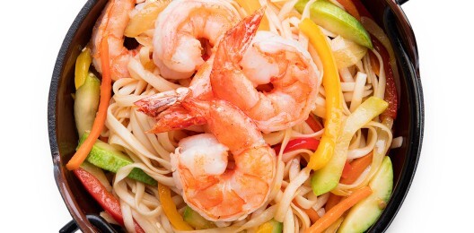 Удон с креветкой