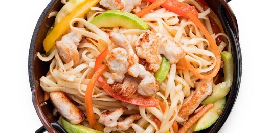 Удон с курицей