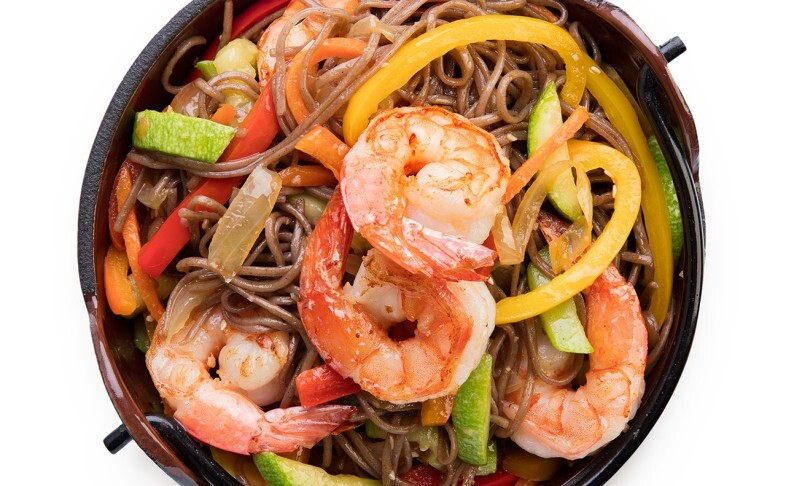 Соба с креветкой