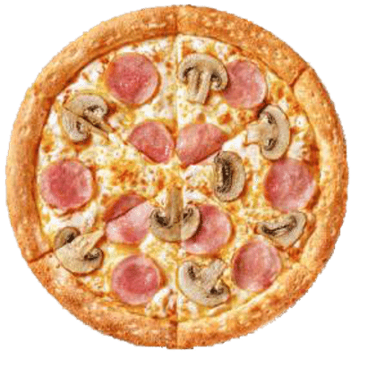 Пицца «Ветчина и грибы»