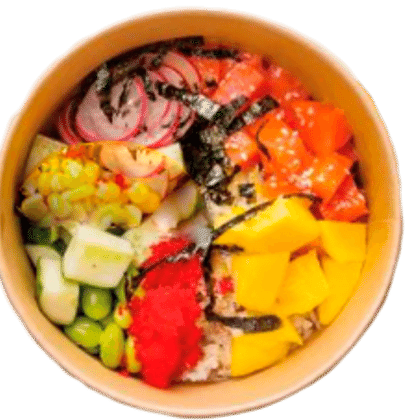 Поке с лососем