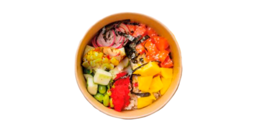 Поке с лососем