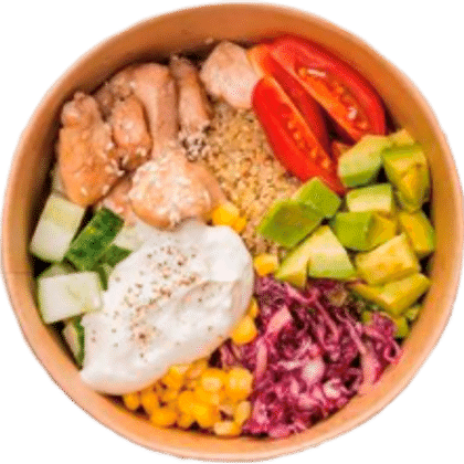 Поке с курицей