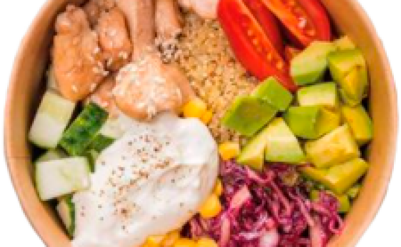 Поке с курицей