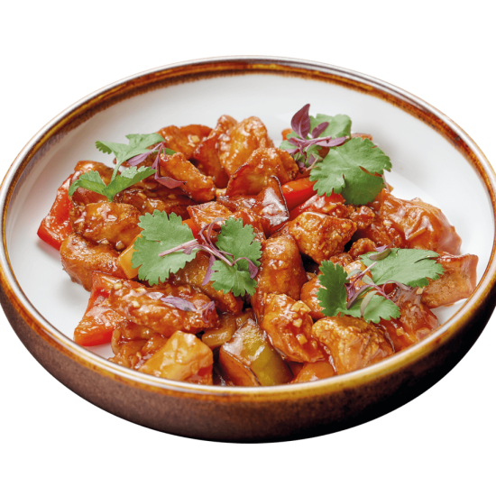 Свинина в кисло-сладком соусе