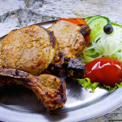 На косточке