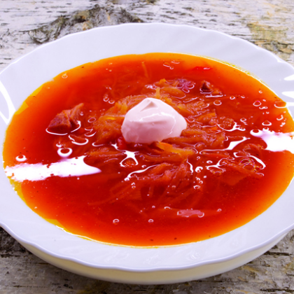 Борщ с говядиной