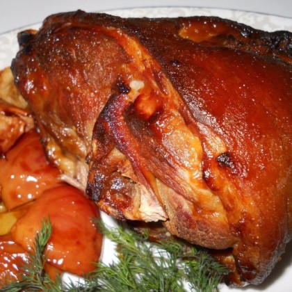 Свиная рулька на мангале