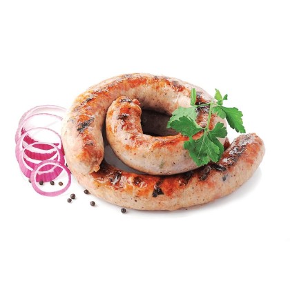 Куриная колбаска с сыром на мангале