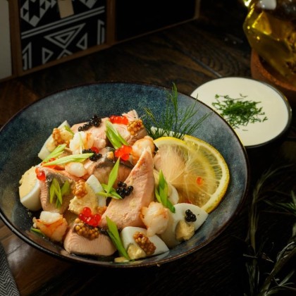 Салат рыбный