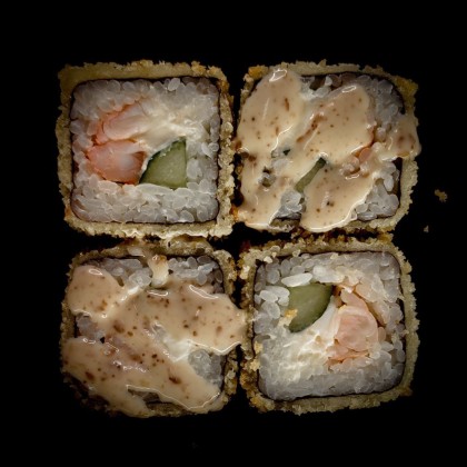 Ролл «Горячий» с креветкой (жареный)