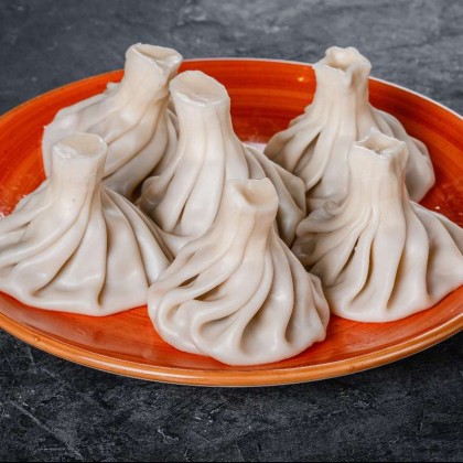 Хинкали с говядиной и свининой