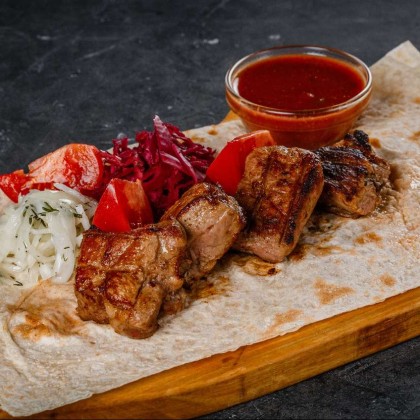 Шашлык из свиной шеи