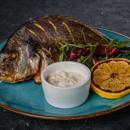 Дорадо целиком в печи