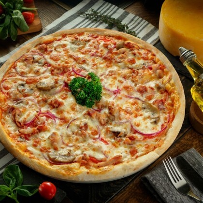 Пицца «С копченым цыпленком»