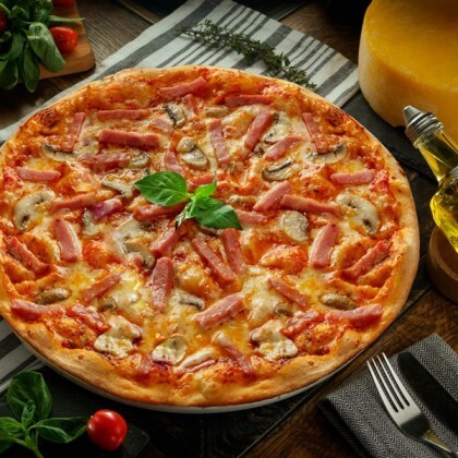 Пицца «Ветчина и грибы»