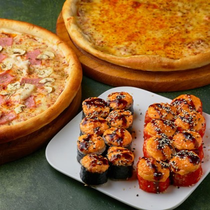 Пицца и роллы №3