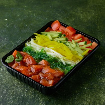 Поке с лососем