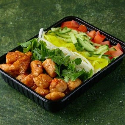 Поке Цыпленок терияки