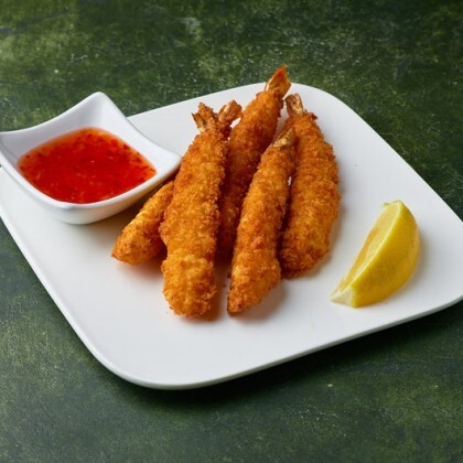 Креветки темпура