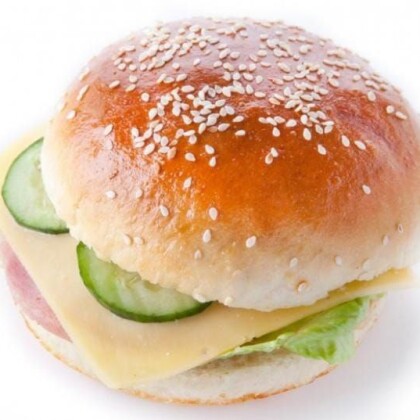 Бургер с ветчиной