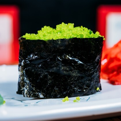 Суши «Тобико зелёная»