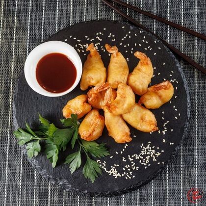 Хрустящие королевские креветки