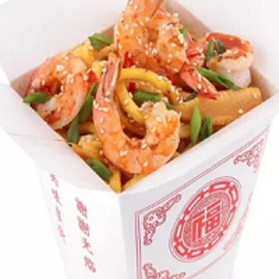 Вок с морепродуктами