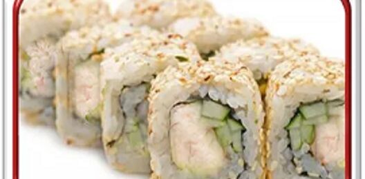 Ролл «Калифорния с кунжутом»