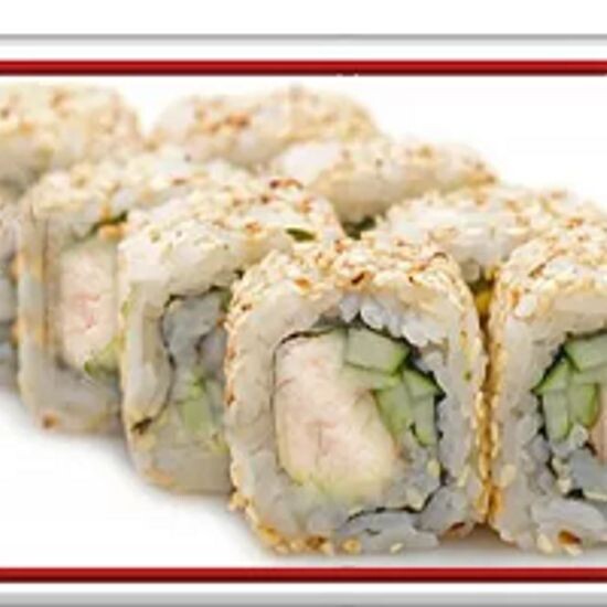 Ролл «Калифорния с кунжутом»