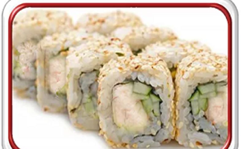 Ролл «Калифорния с кунжутом»