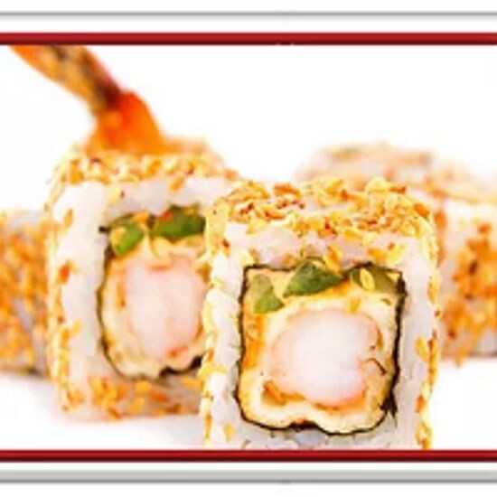 Ролл «Эби-кунжут»