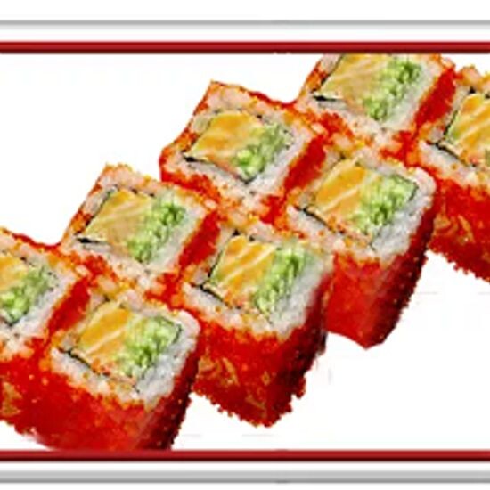 Ролл «Калифорния с лососем»