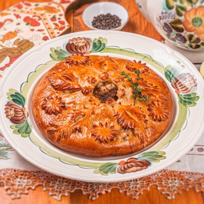 Пирог с рубленной говядиной