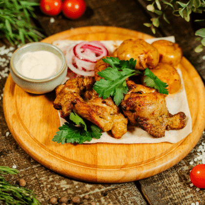 Шашлык из куриного бедра
