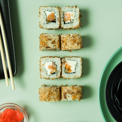 Ролл «Кранч лосось»