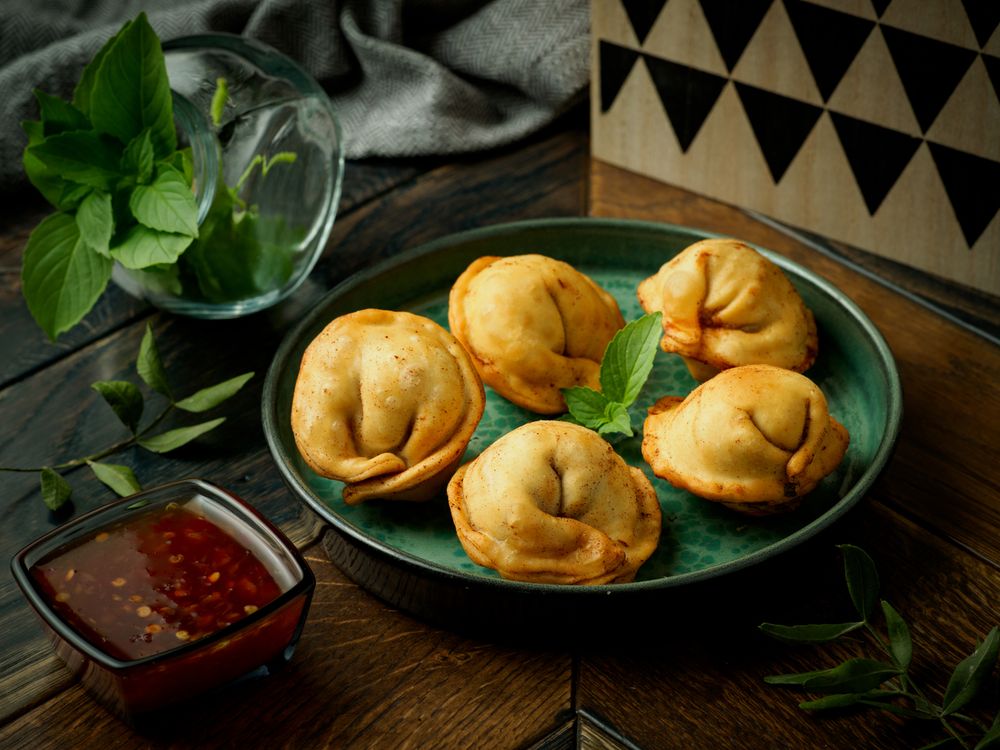 Пельмени фри с мясом