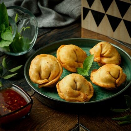 Пельмени фри с мясом