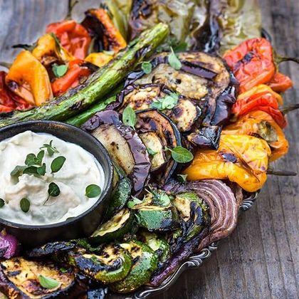 Овощи на мангале