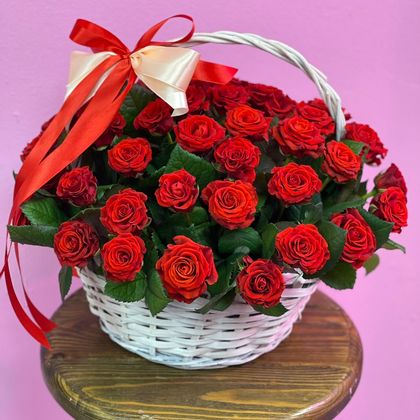 Корзина с розой Эль Торо 51