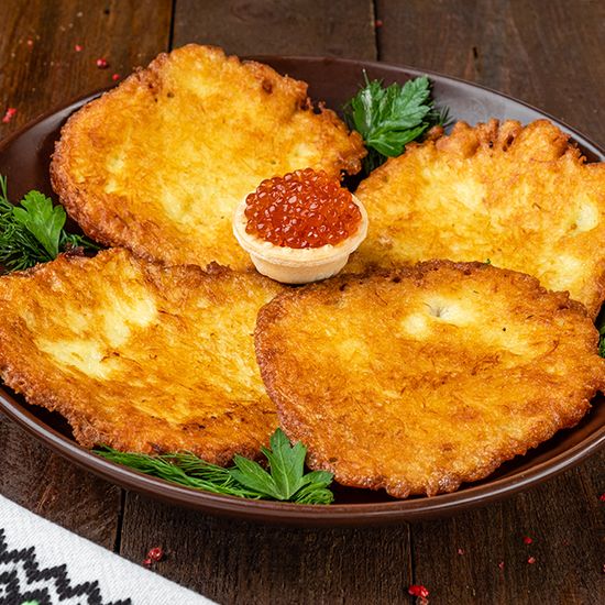 Домашние дранички со сметанкой