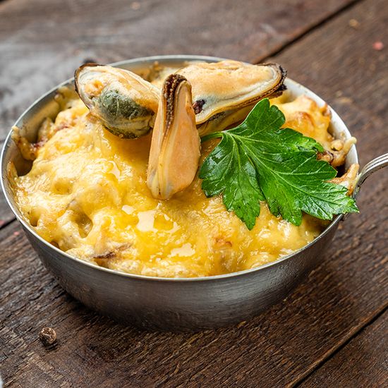 Жульен с морепродуктами